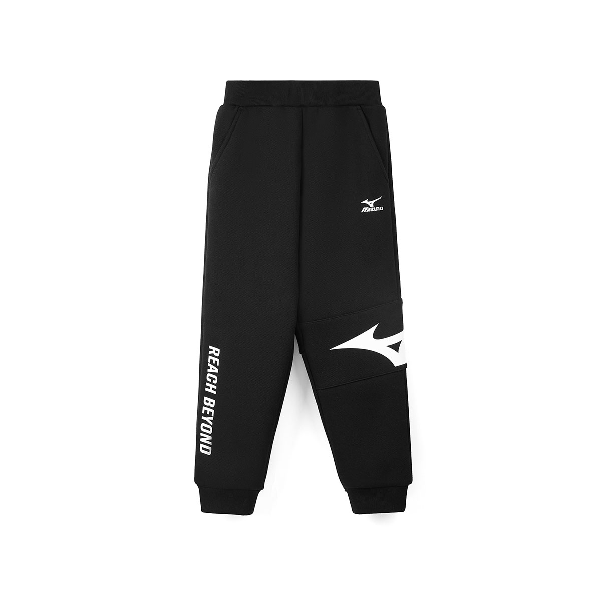 Вязаные спортивные штаны детские Mizuno, Хаки — фото 4