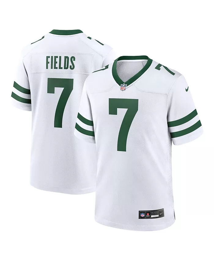 

Мужская игровая футболка Justin Fields Legacy White New York Jets Nike