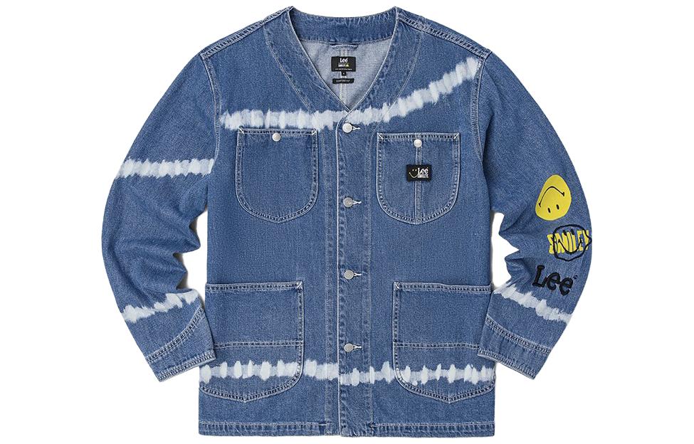 

Lee Джинсовая куртка унисекс среднего синего цвета, Medium Blue