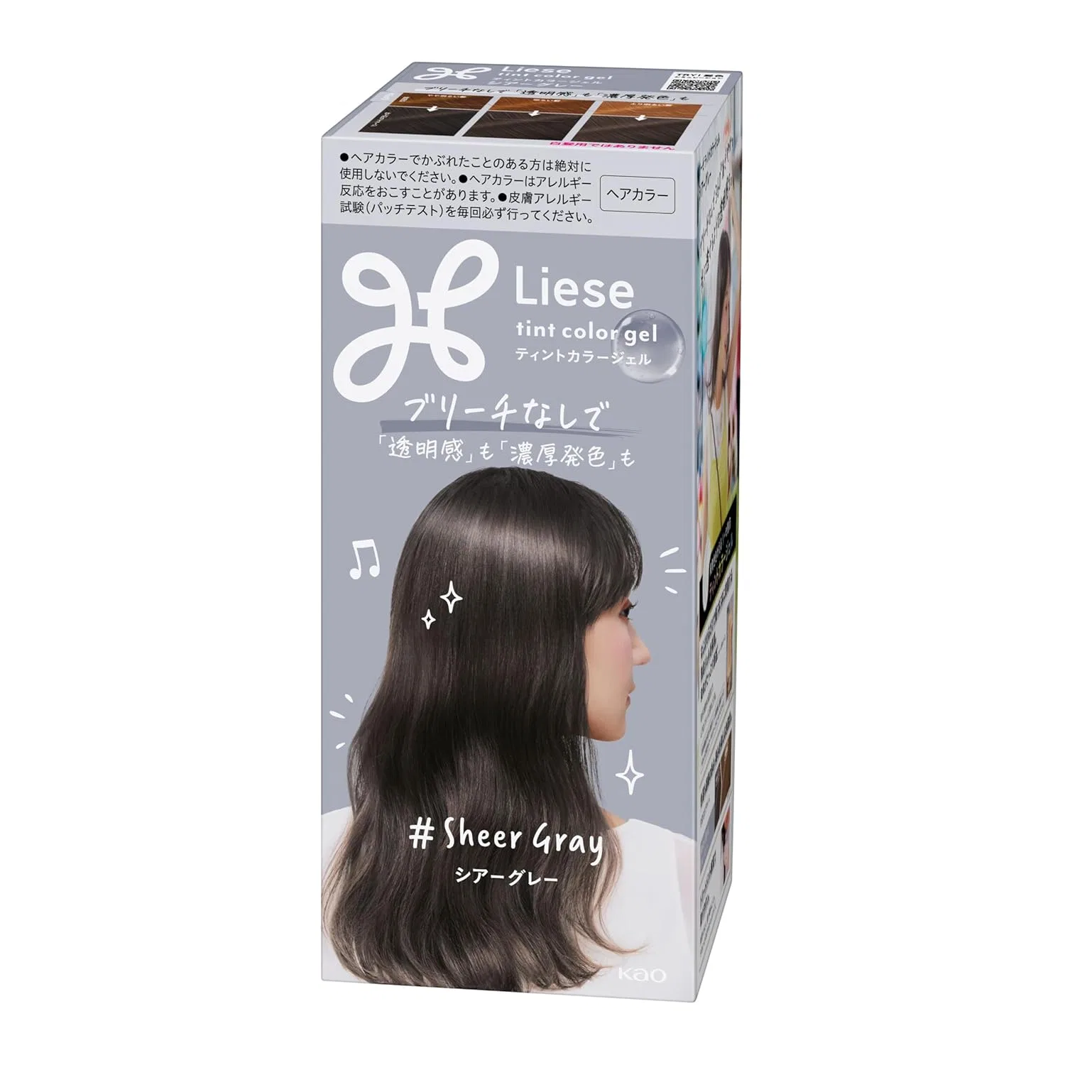 Гель-краска для волос Liese Creamy Colour Sheer Grey Liese
