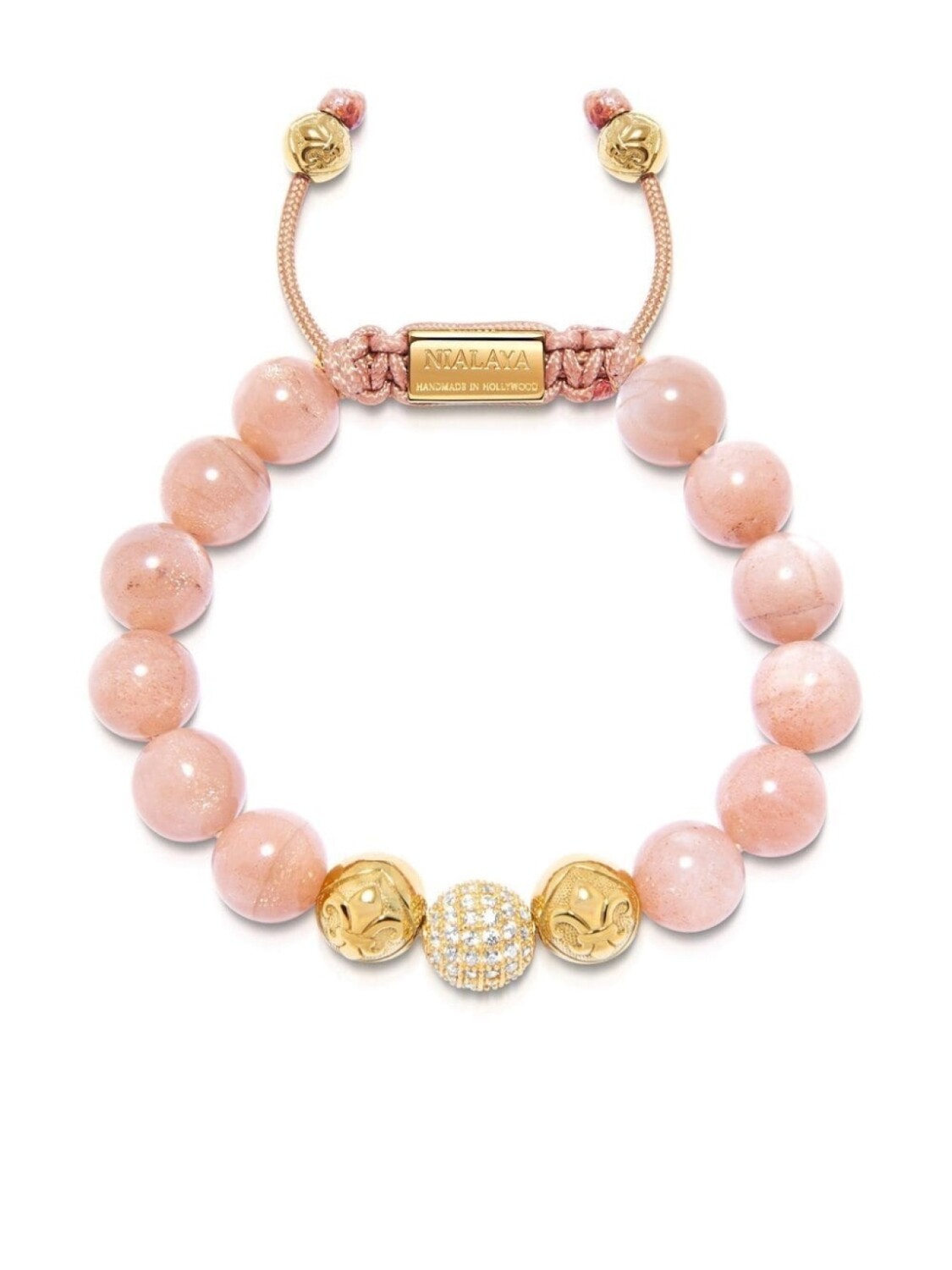 

Браслет с кристаллами Nialaya Jewelry, розовый
