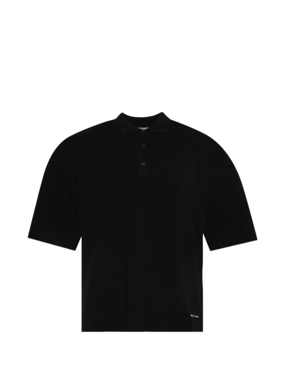 Поло с логотипом Alexander Wang, черный