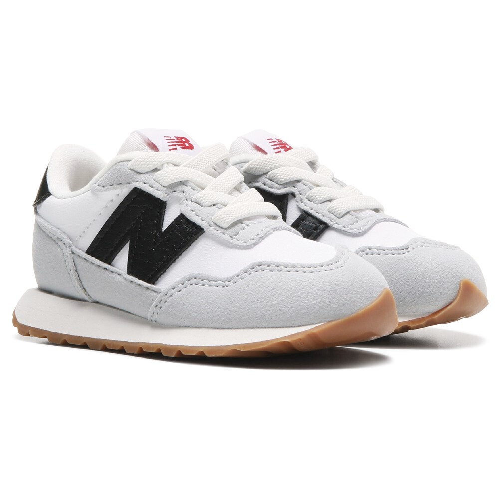 

Детские кроссовки без шнуровки 237 в стиле ретро для малышей New Balance, белый