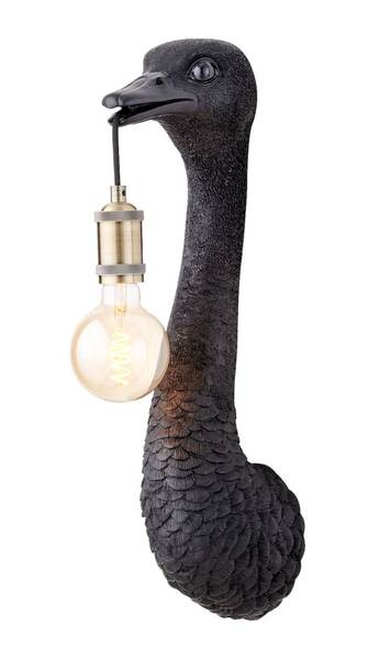 

Настенный светильник Light & Living Ostrich, черный