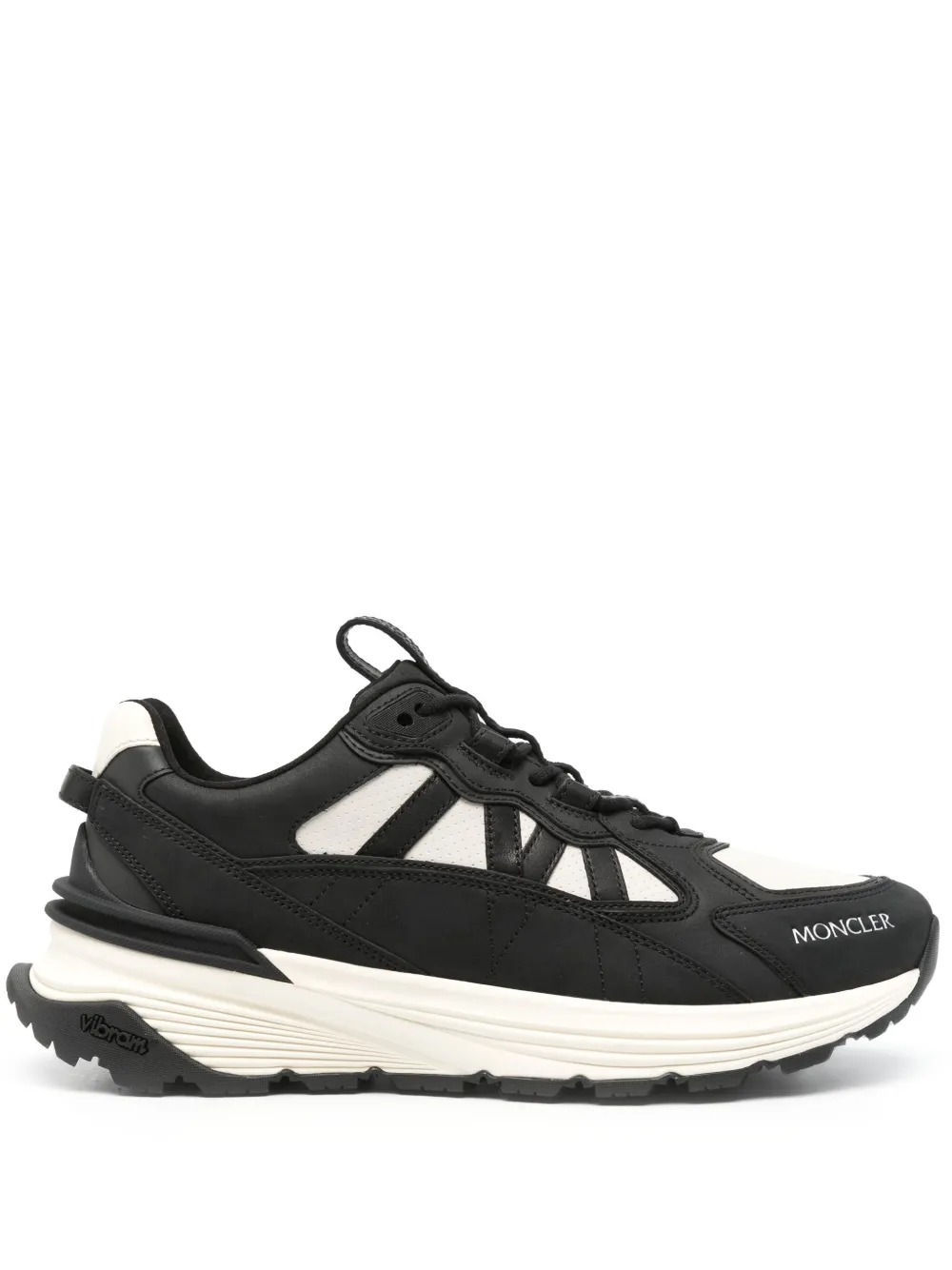 

Кроссовки Lite Runner на шнуровке MONCLER, черный