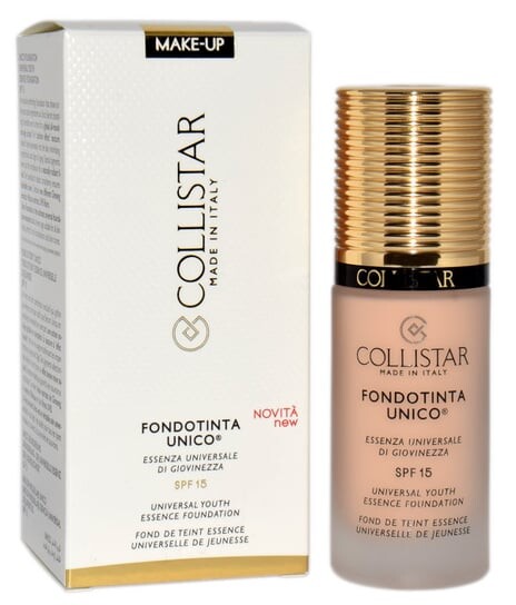 

Тональный крем 1R Rosy Ivory, SPF 15, 30 мл Collistar, Unique Foundation Universal Youth