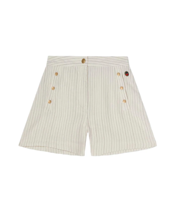 

Полосатые шорты "Пикси" Busnel, бежевый