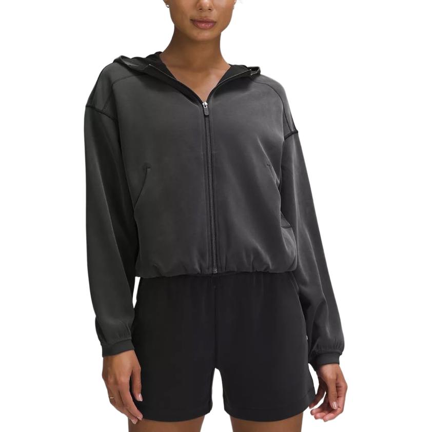 

Lululemon Женское укороченное пальто Softstreme, Black/BLk