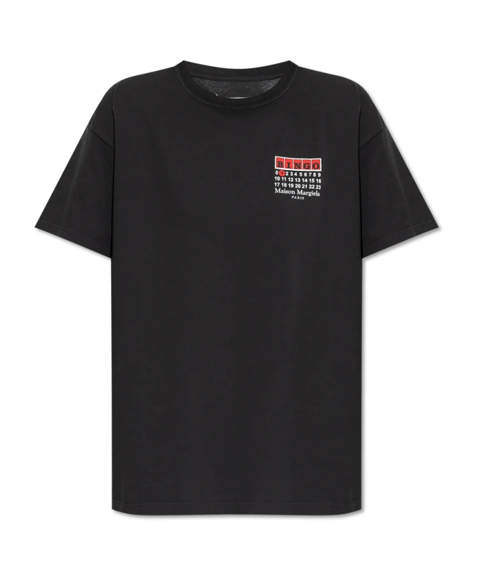 

Футболка с логотипом Maison Margiela, черный
