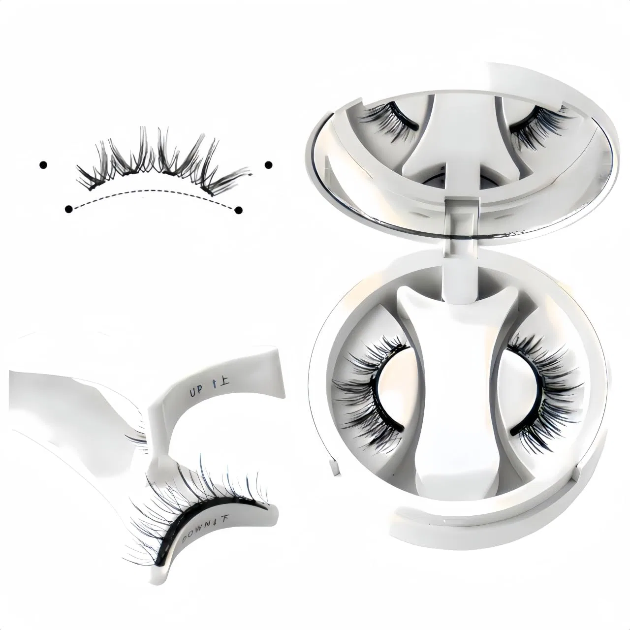 Магнитные ресницы 3D, JoyLWOK, 1 пара, E13