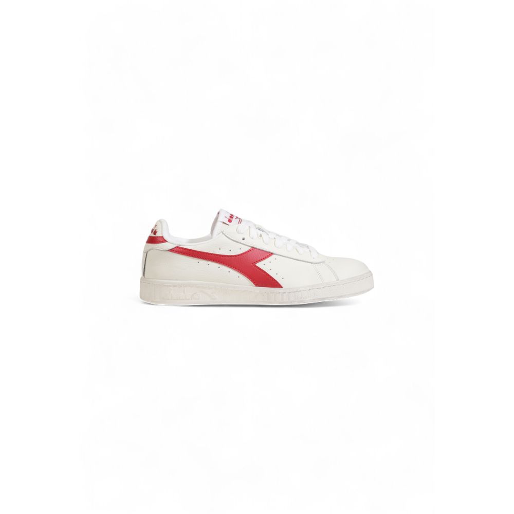 

Красные кожаные кроссовки Diadora