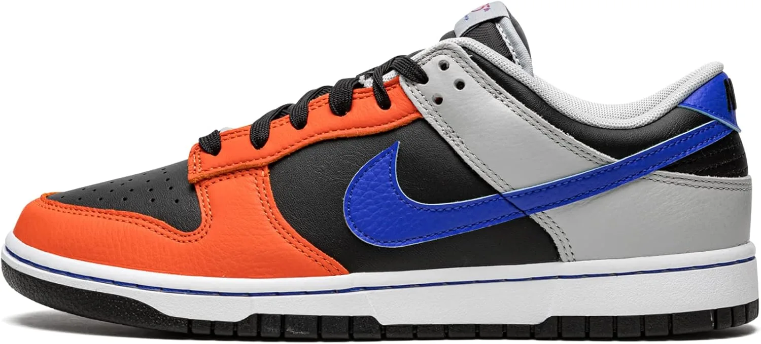 Мужские скейтбордистские кроссовки Nike Dunk Low Retro, черный/синий/серый