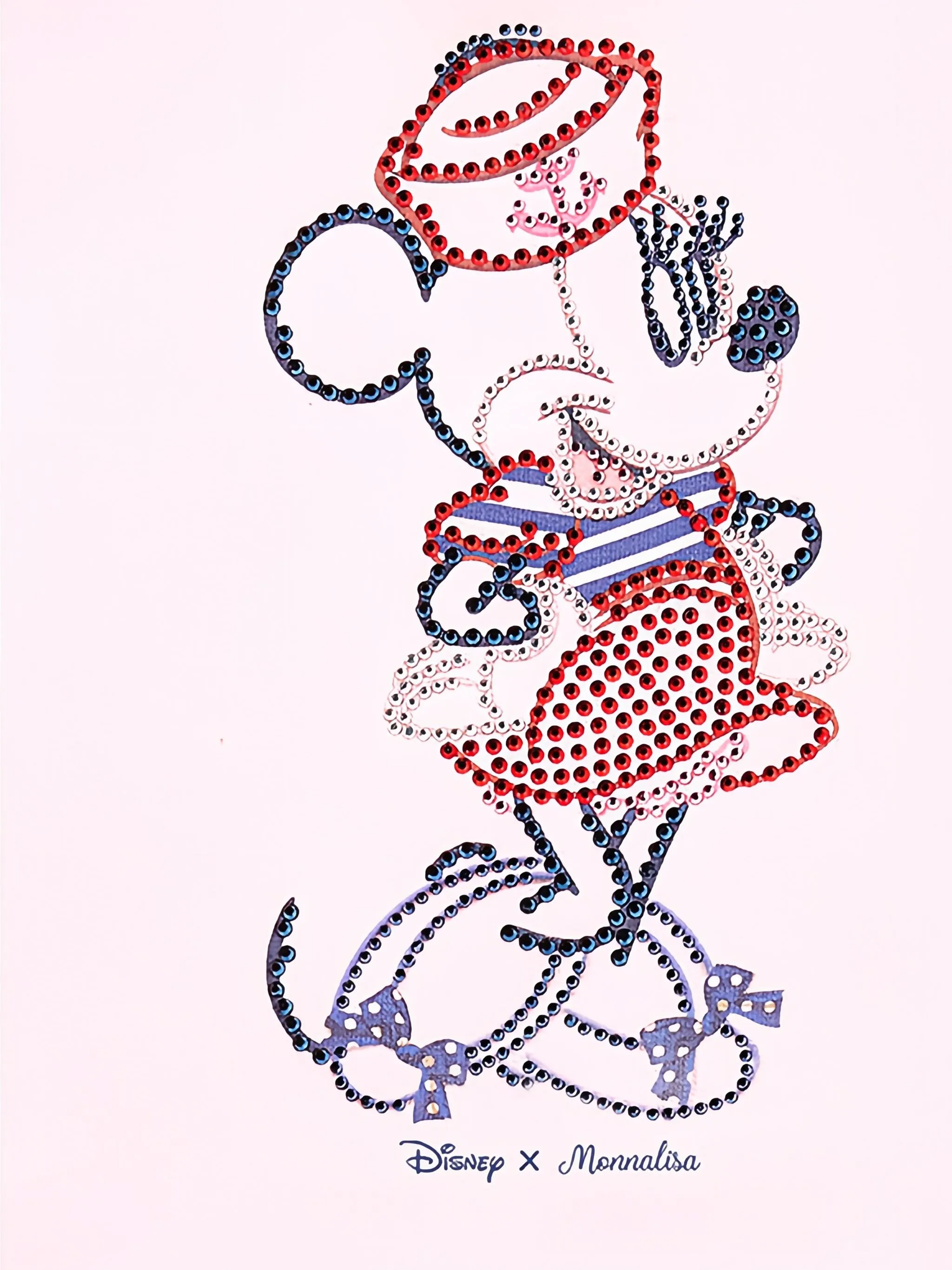 Декорированное платье-футболка Minnie из коллаборации с Disney Monnalisa, розовый — фото 4