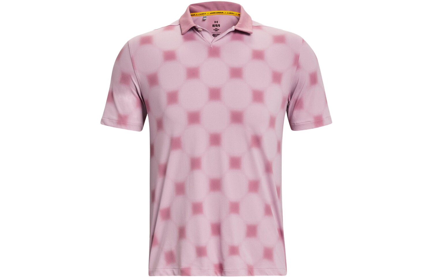 

Рубашка поло мужская розовая Under Armour, розовый