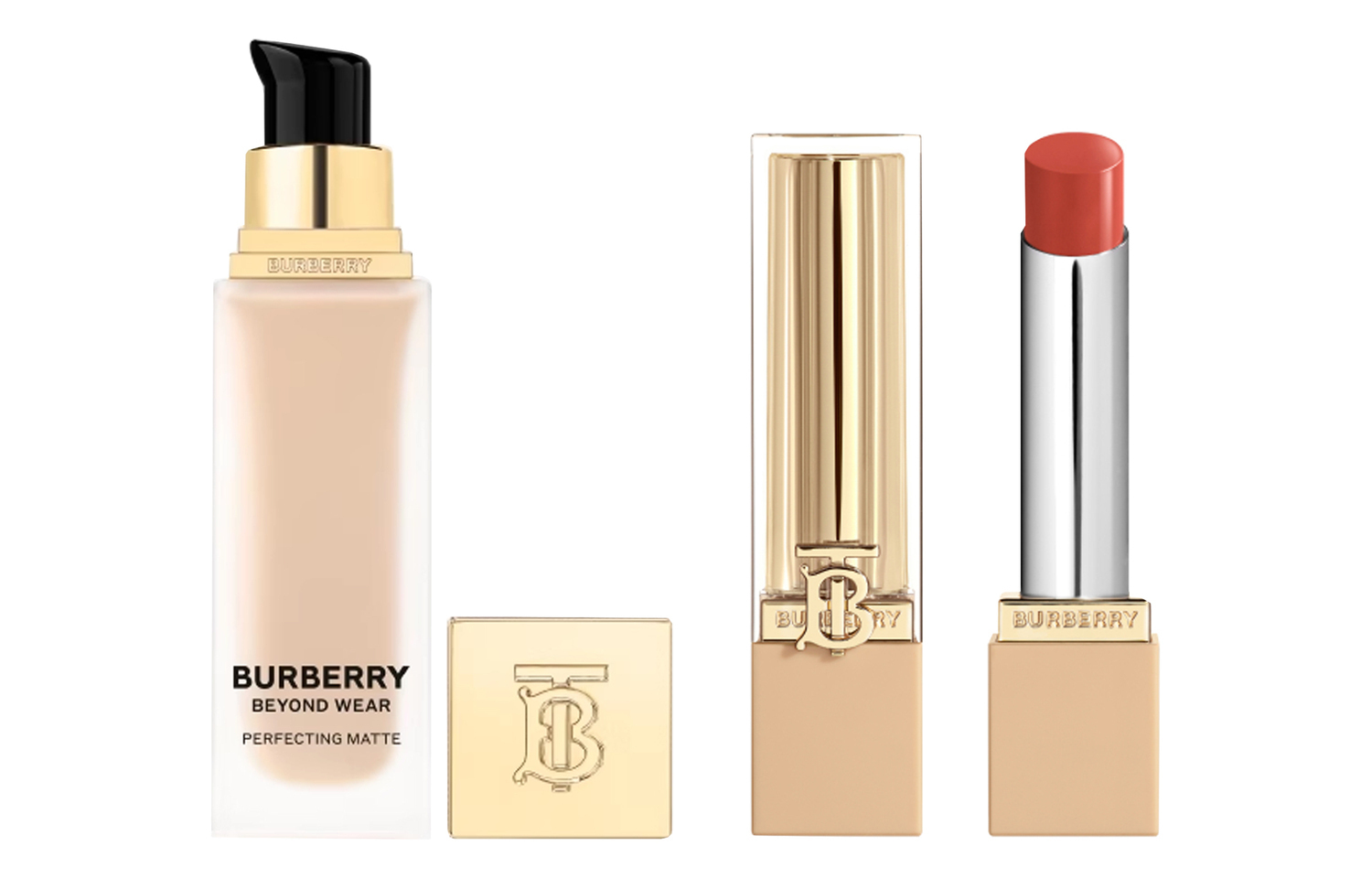 

Наборы для макияжа для женщин Burberry, windbreaker foundation liquid #n20 30ml + british miss moisturizing lipstick #604 moisturizing nude tea 3g