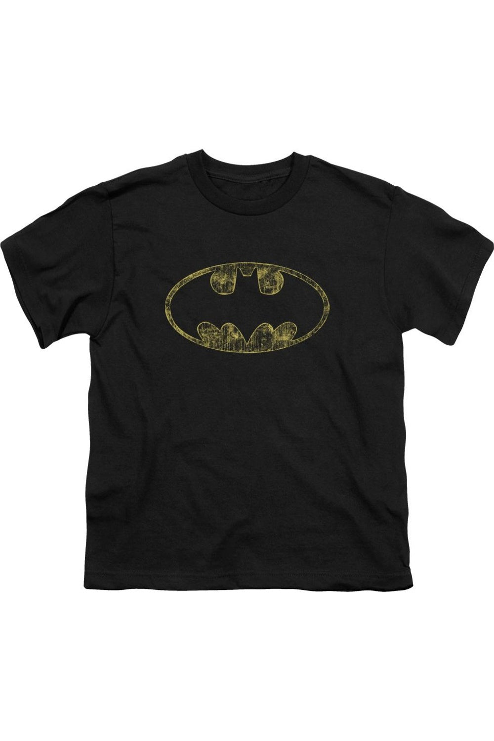 

Футболка с рваным логотипом Batman для детей с коротким рукавом Gildan, черный
