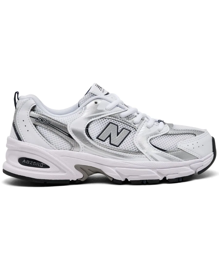 Детские повседневные кроссовки Big Kids 530 от Finish Line New Balance, белый — фото 2