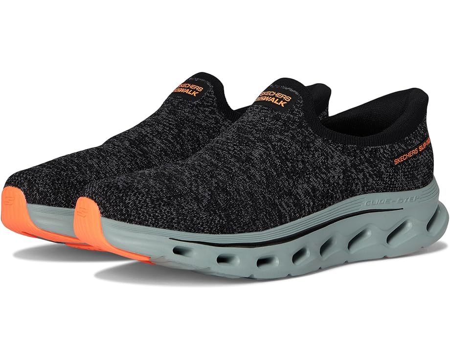 

Кроссовки SKECHERS Performance Go Walk Glide-step 2.0 Caleb Hands Free Slip-in, цвет Black/Gray