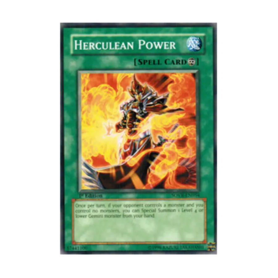 

CCG Геркулесова сила (Обычный), Yu-Gi-Oh - Stardust Overdive - Singles