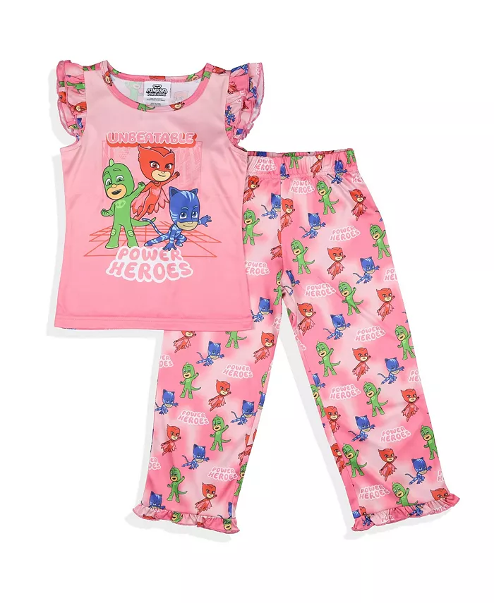 

Пижамный комплект для девочек Toddler Girls Gekko Catboy Power Heroes из 2 предметов PJ Masks