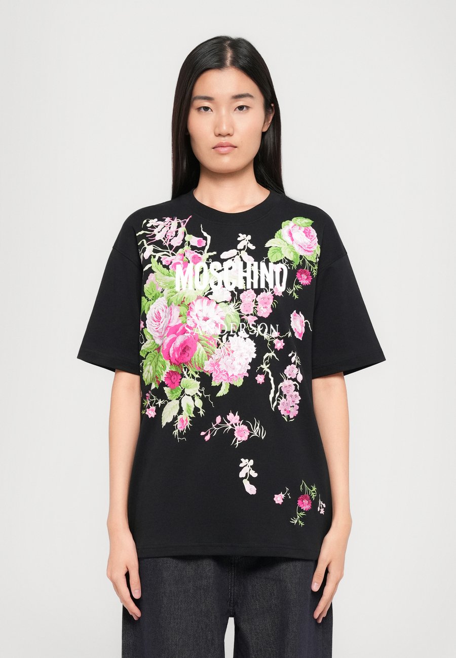 

Футболка MOSCHINO Print T-shirt, Black