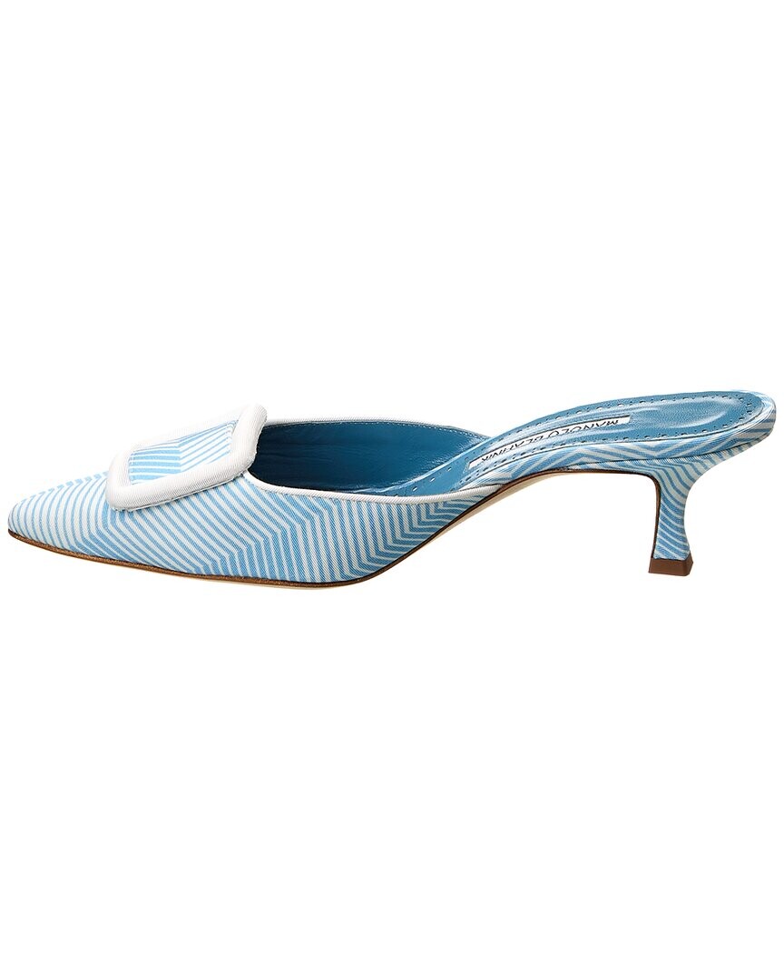 

Туфли Manolo Blahnik Maysalebi 50 Grosgrain, синий