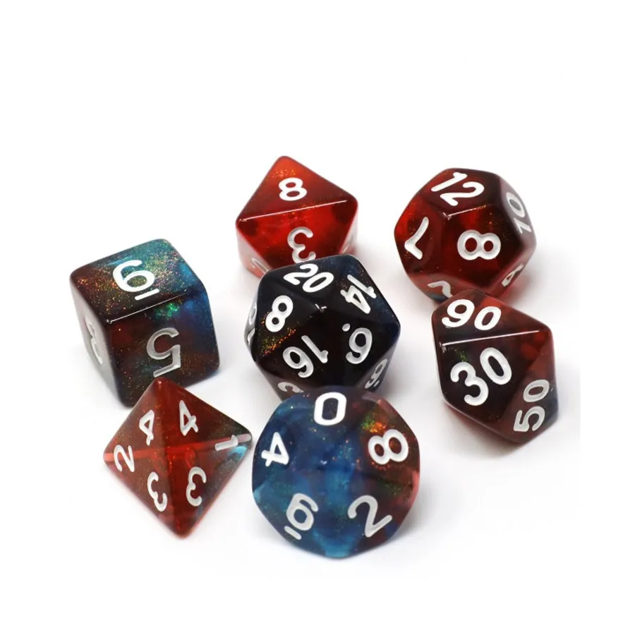 

Поликомплект - Чешуя Дракона (7), Polymer Poly Sets (Die Hard Dice)