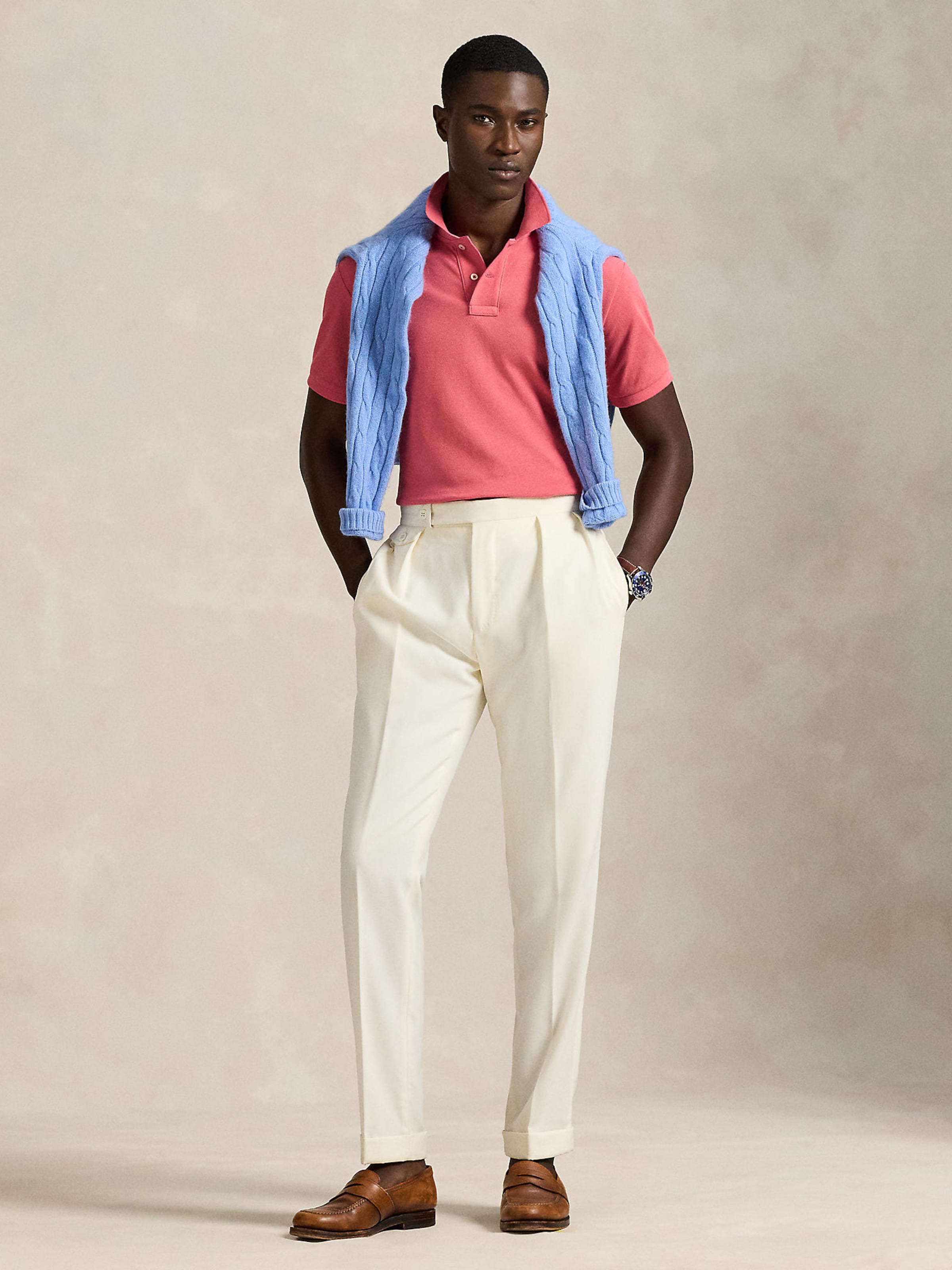 Polo Ralph Lauren Футболка в цвете Melon — фото 4