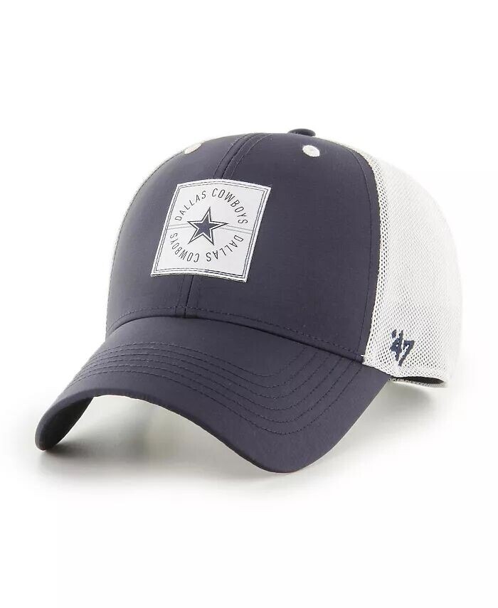 

Мужская темно-синяя регулируемая кепка Dallas Cowboys Disburse MVP Trucker '47 Brand, синий