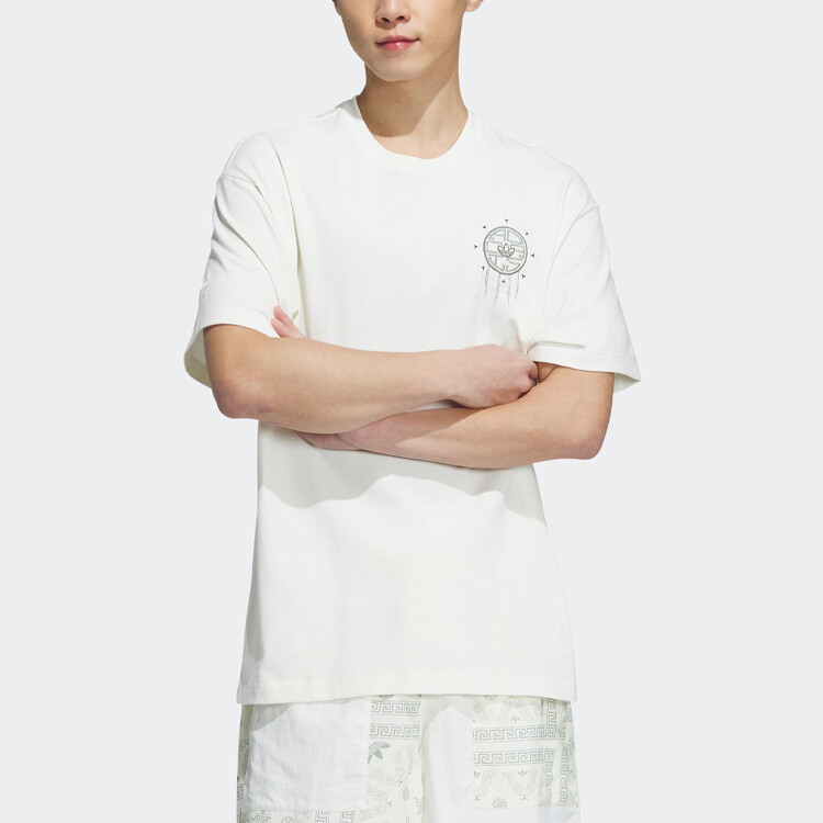 Футболка TOC мужская, белая Adidas Originals, цвет Jade White — фото 2