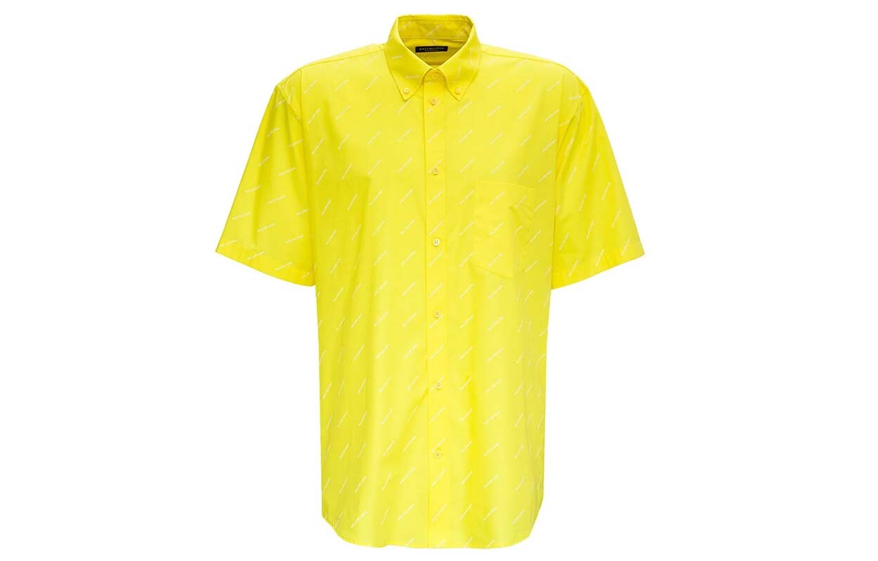 Рубашка мужская Balenciaga, желтый