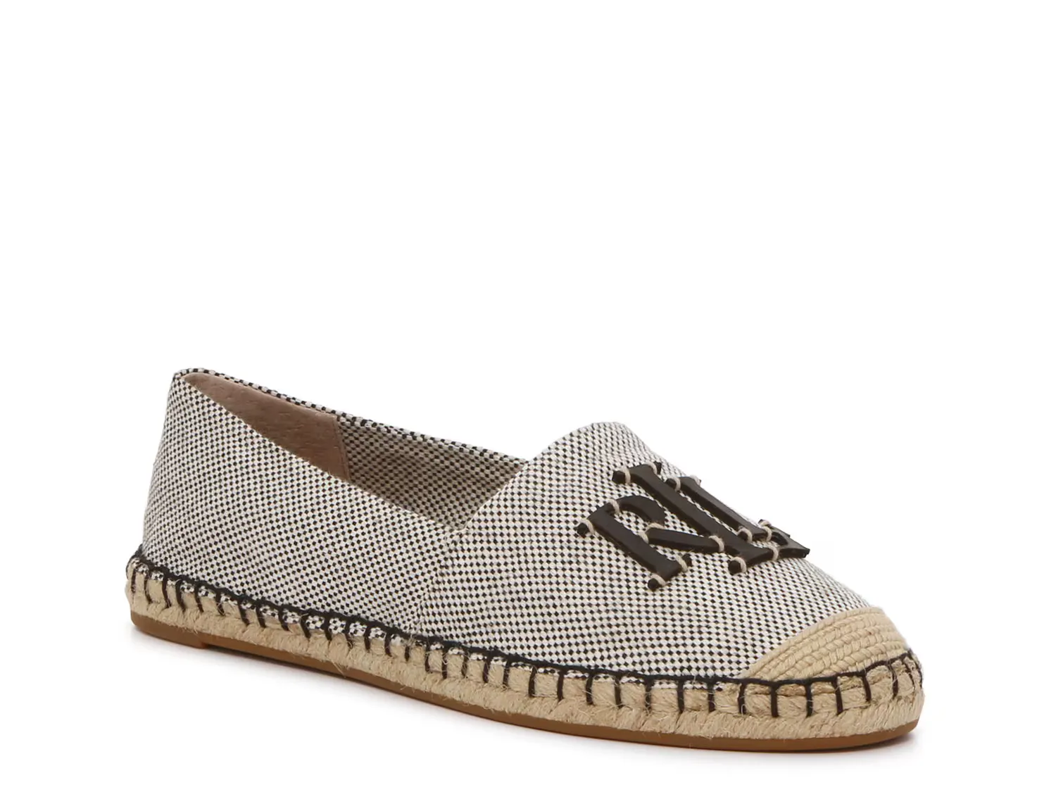 

Слипоны Cameryn Espadrille Slip-On Lauren Ralph Lauren, кремовый/черный