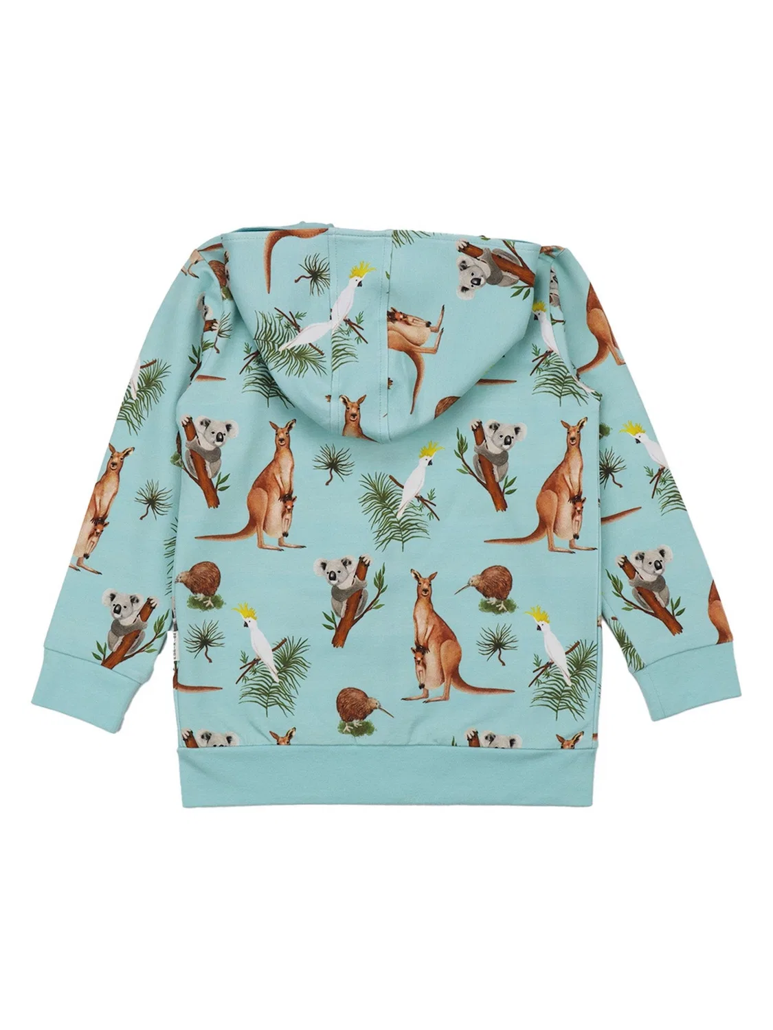 Толстовка на молнии 'Walkiddy - Australian Animals Sweat Jacket' Walkiddy, Pastel Blue — фото 4