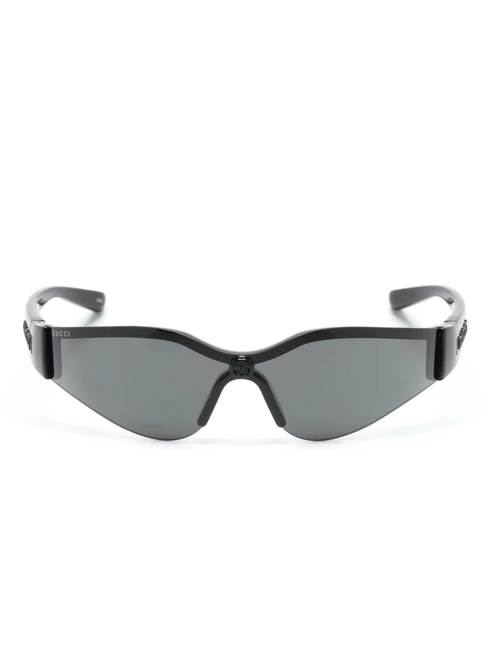 

Солнцезащитные очки в массивной оправе Gucci Eyewear, черный