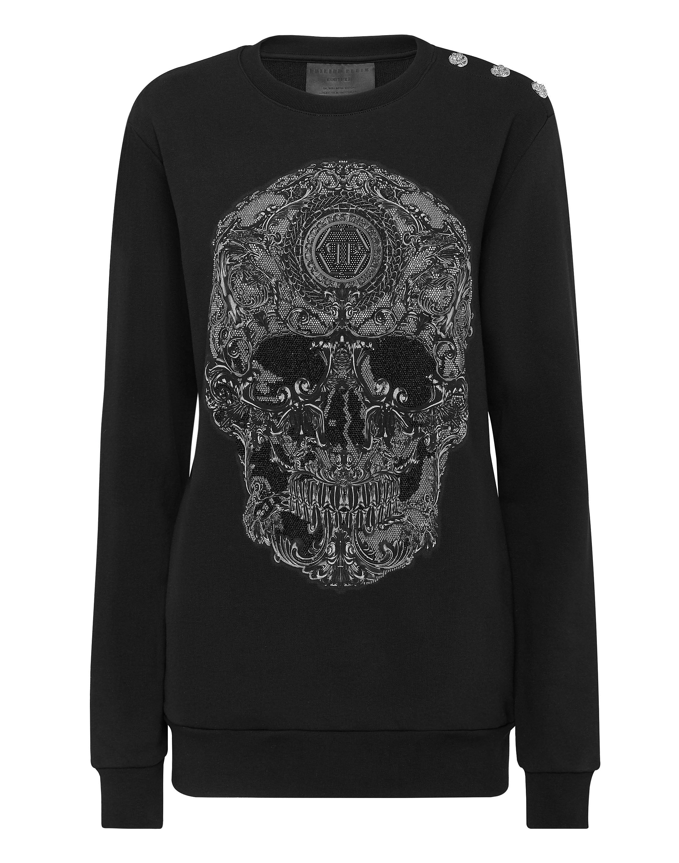 

Толстовка оверсайз LS Baroque PHILIPP PLEIN, черный/черный