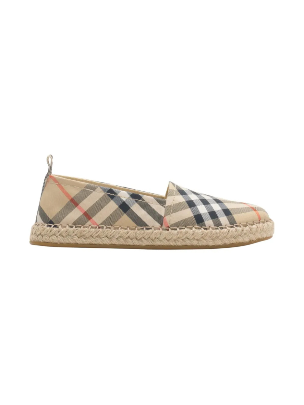 

Burberry Kids эспадрильи в клетку, нейтральный