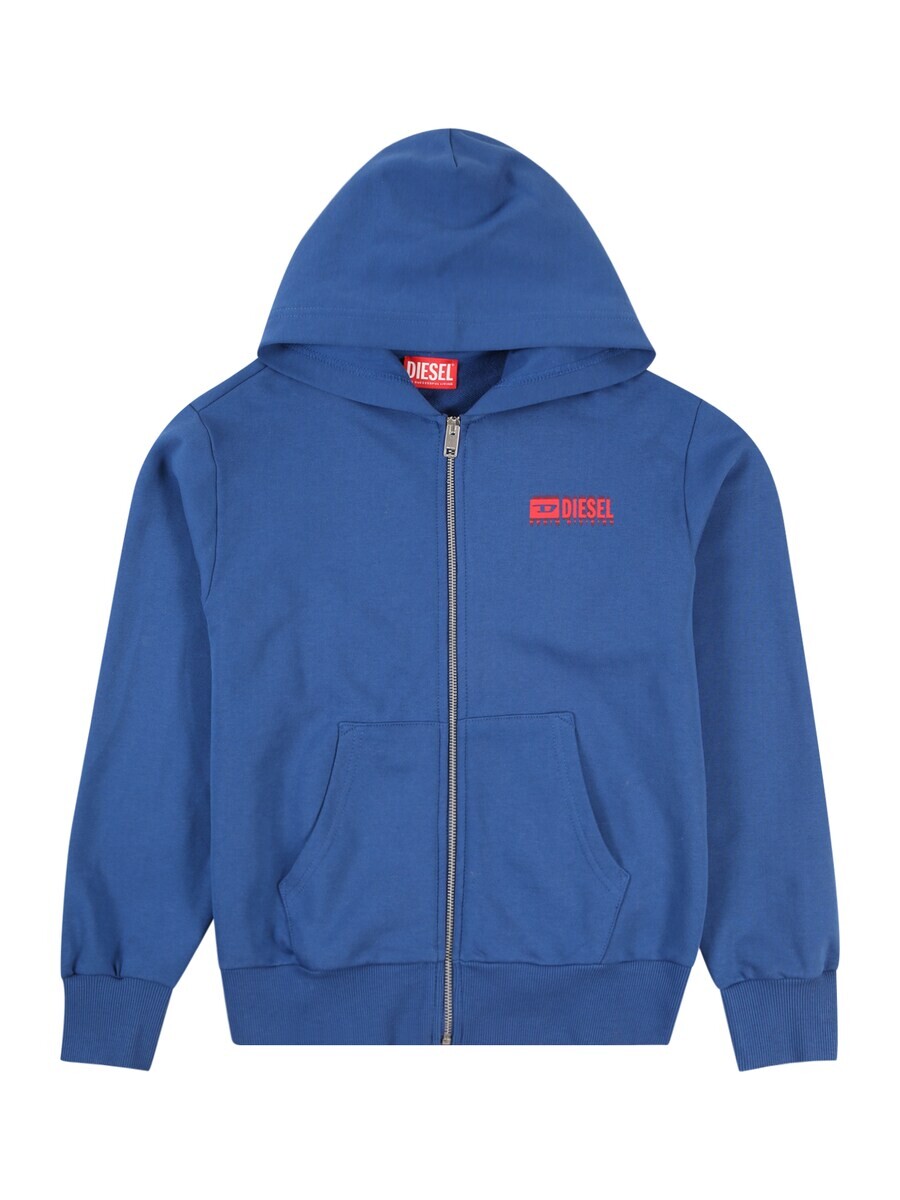 

Худи DIESEL Zip-Up Hoodie SVOUGZIP OVER, синий