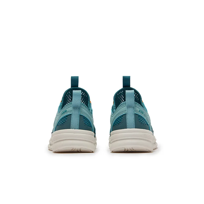 XTEP Дышащие и нескользящие низкие детские сандалии spring green water sky blue для детей 3-7 лет — фото 4