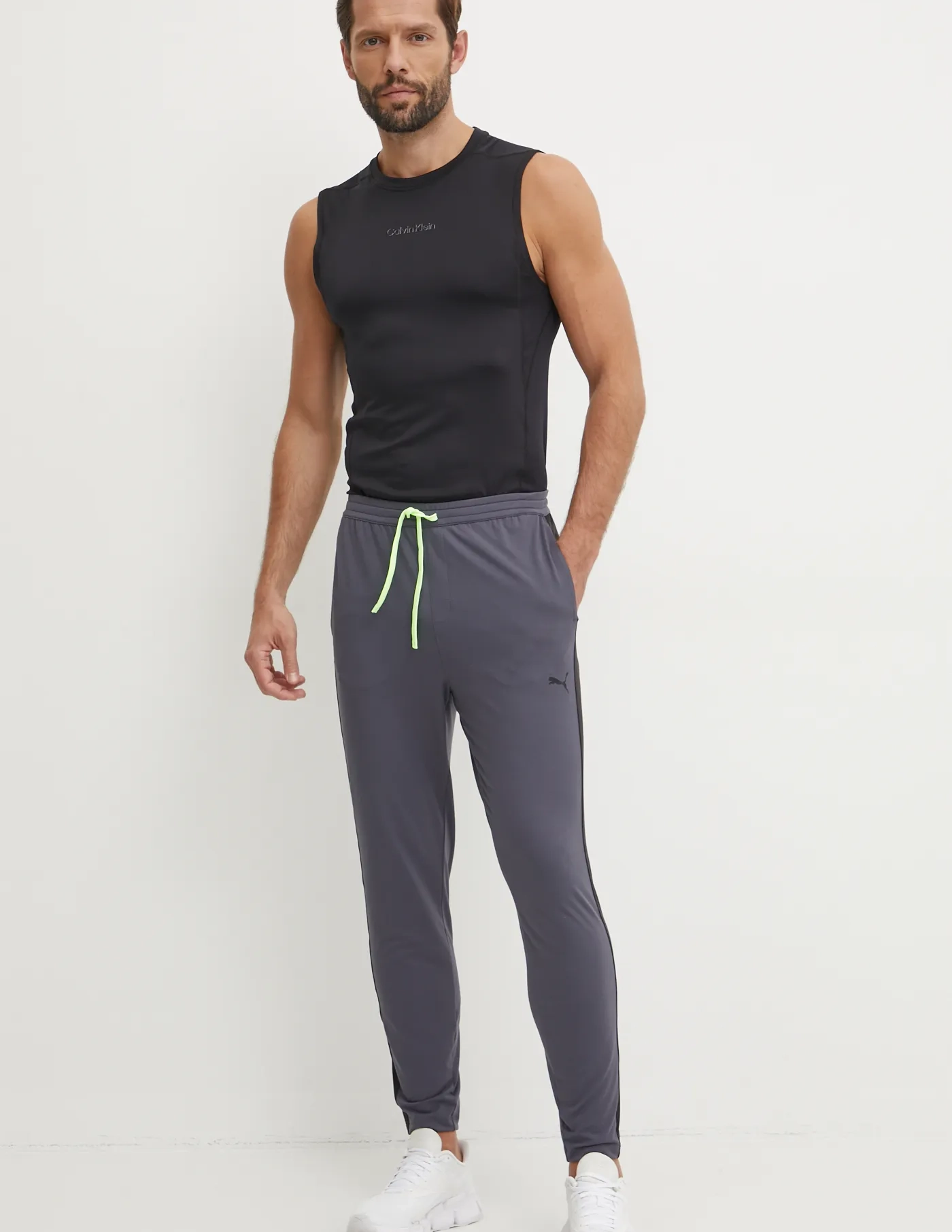 

Тренировочные брюки Cloudspun Puma, серый