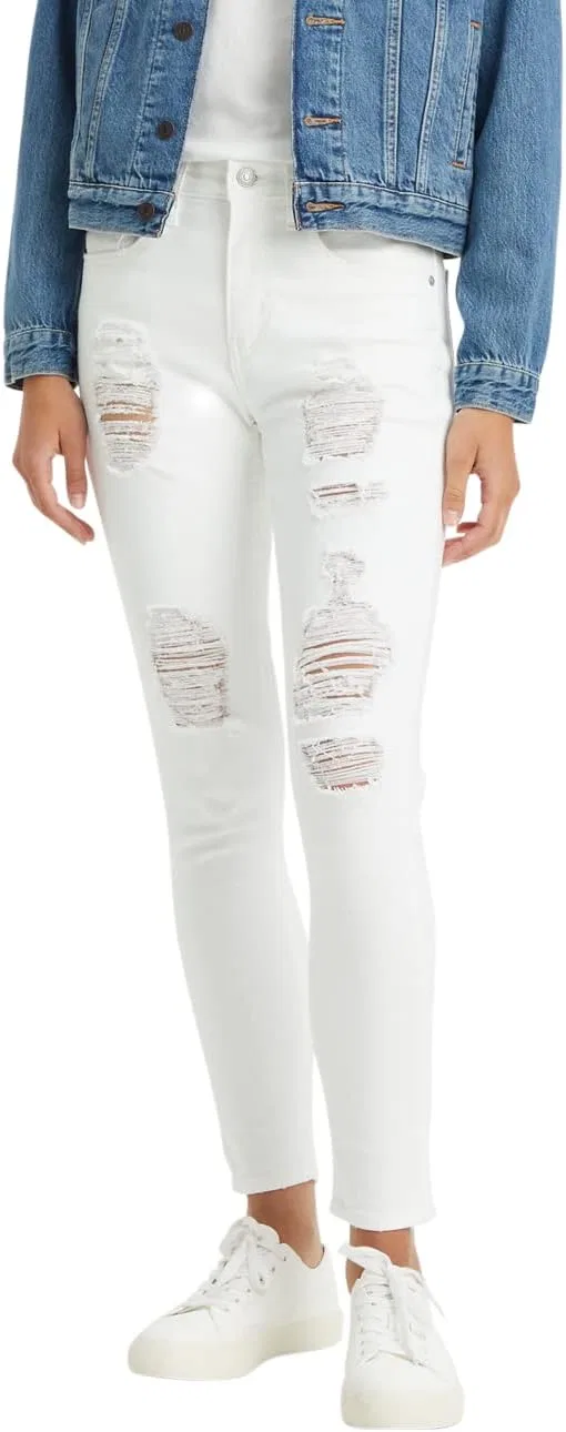 Джинсы Levi's 721 High Rise Skinny, белые