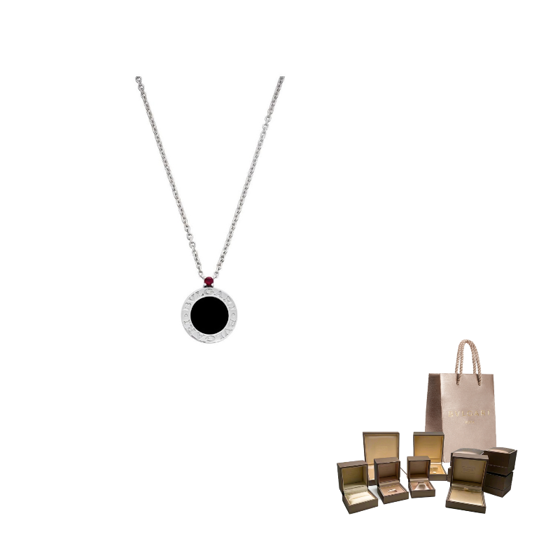 

BVLGARI Коллекция Save The Children 925 серебряные колье унисекс black