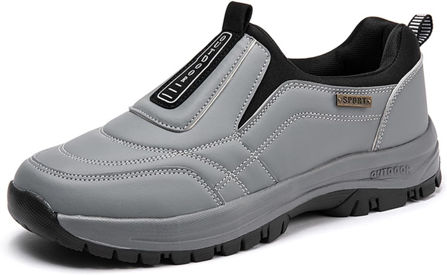 

Мужские лоферы кроссовки повседневные дышащие прогулочные модные легкие удобные кроссовки для походов Generic, серый