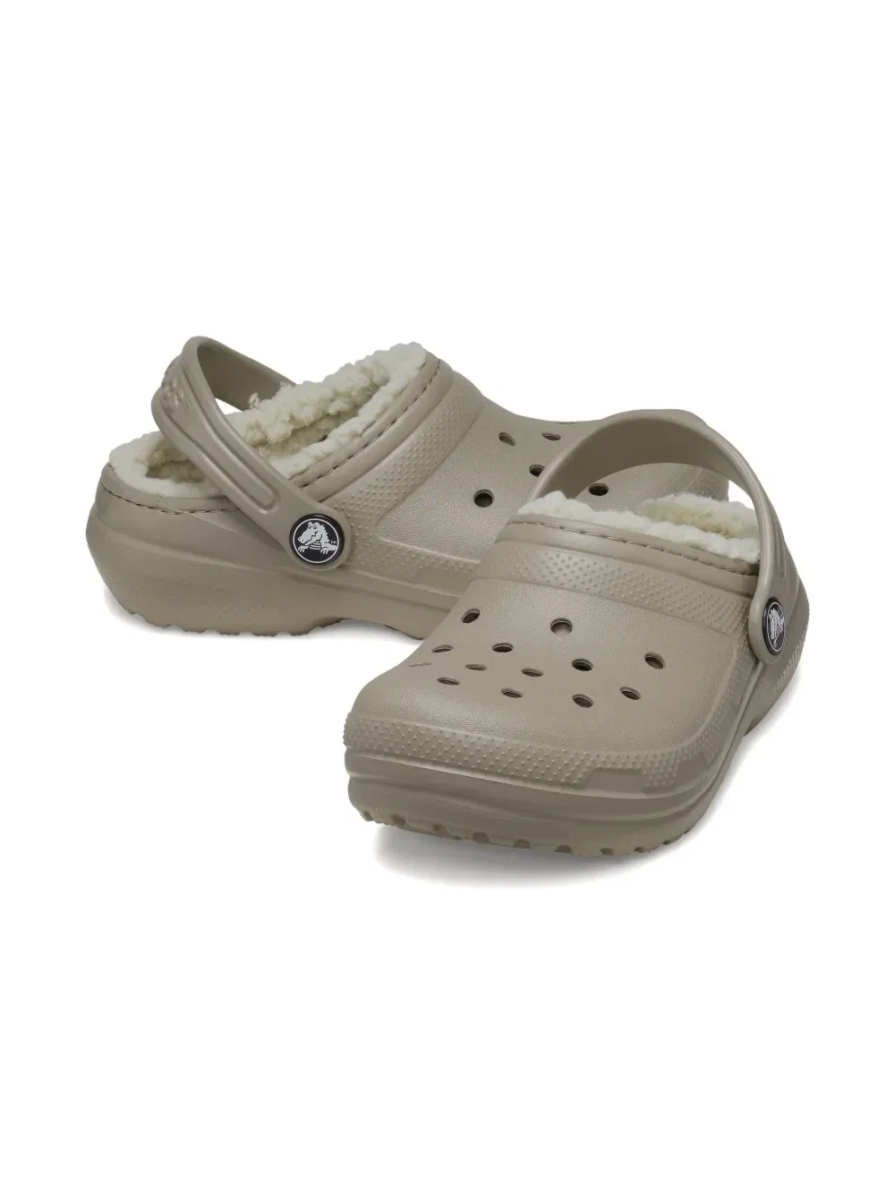 Сабо с мягкой подкладкой Crocs Kids, коричневый — фото 2
