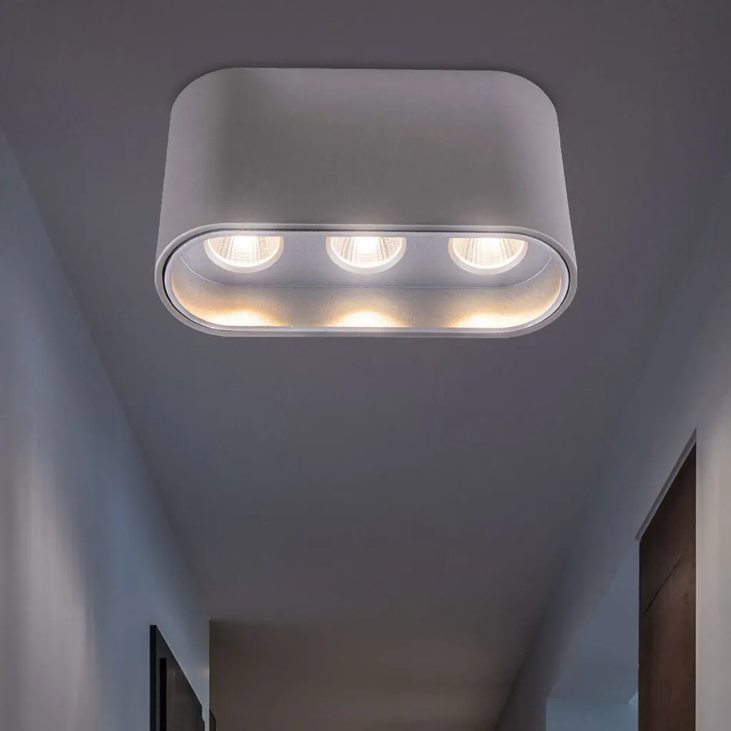 

Светодиодный потолочный светильник Globo Lighting, серый
