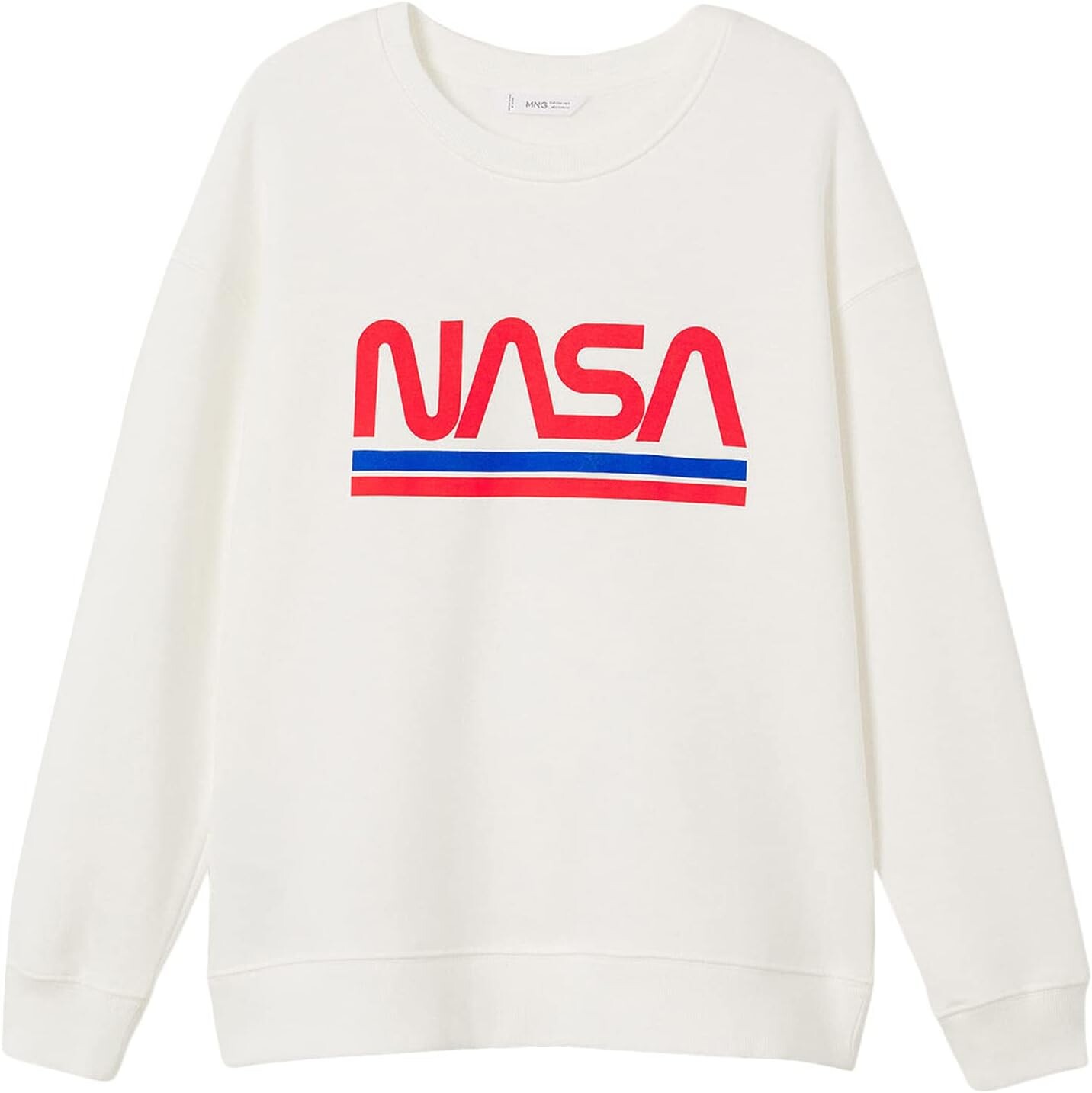 

Толстовка Mango Nasa Sweatshirt, цвет Blanco