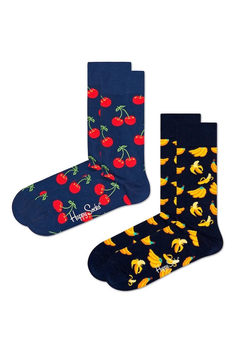 

Короткие носки с принтом, 2 пары Happy Socks, мультиколор