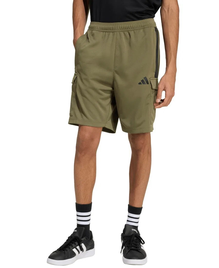 Мужские шорты-карго House Tiro Adidas, оливковый/черный