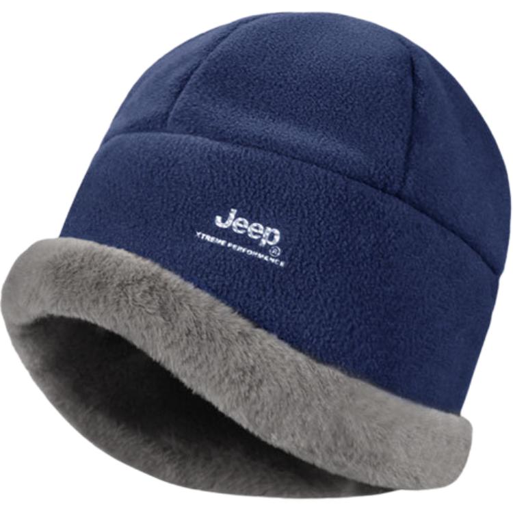 

Унисекс-бини из полярного флиса Jeep, темно-синий-hat