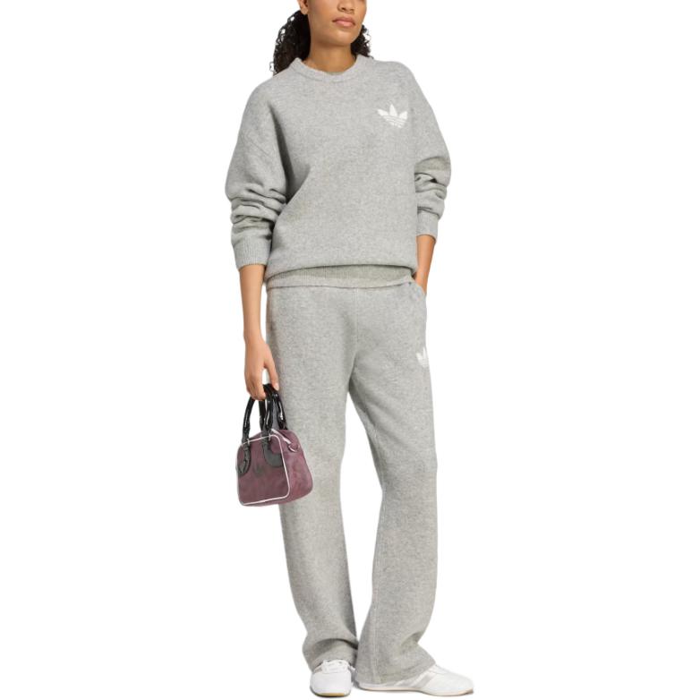 Брюки Adidas с кулиской и логотипом Adidas Originals, medium серый — фото 4