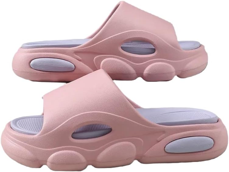 

Мужские садовые сабо Hhhchpm с дышащим перфорированным дизайном - удобные эва-тапочки для пляжа для пар, розовый